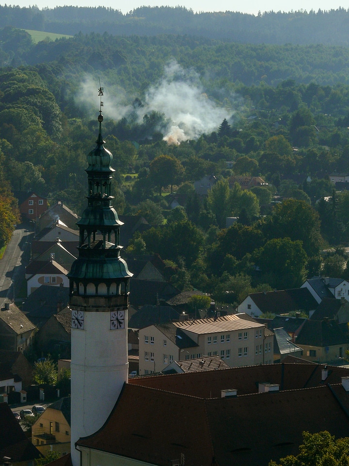 Smoke fire czech republic