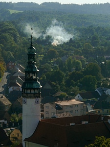 Smoke fire czech republic