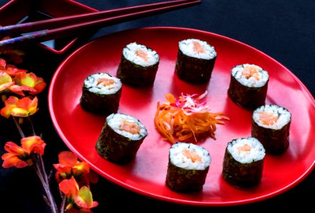 Cuisine, Gimbap, Sushi, Food