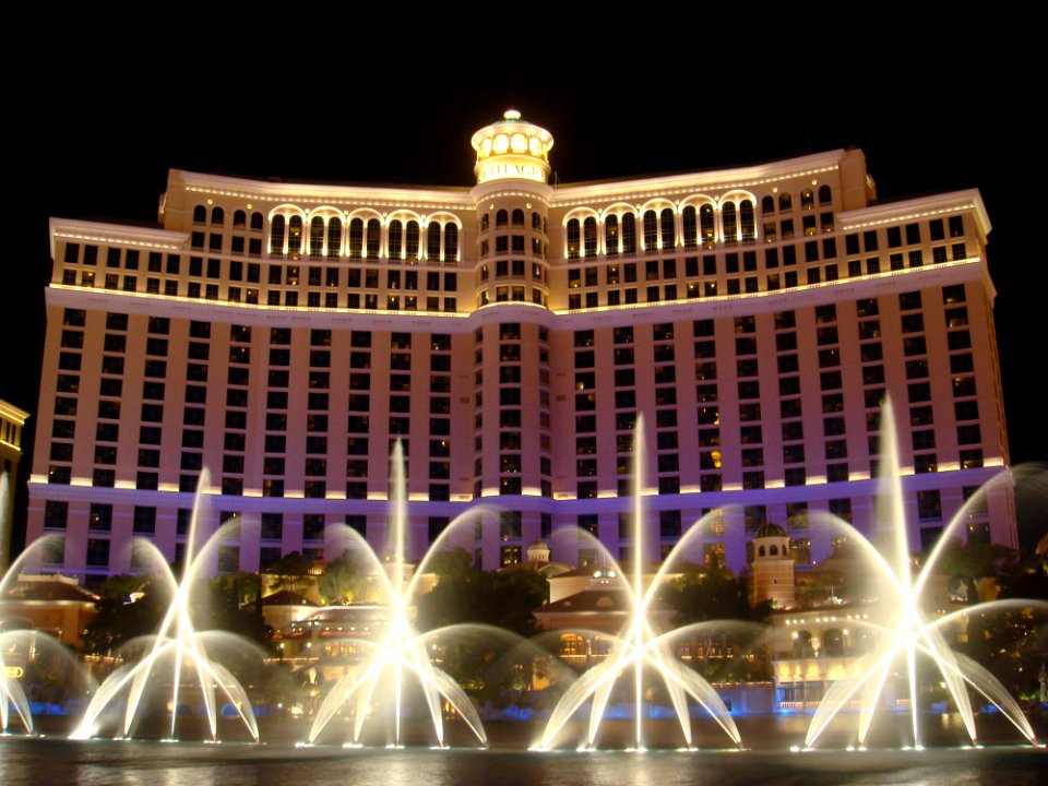 Landmark, Fountain, Night, Metropolis