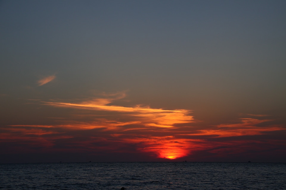 Island glow twilight