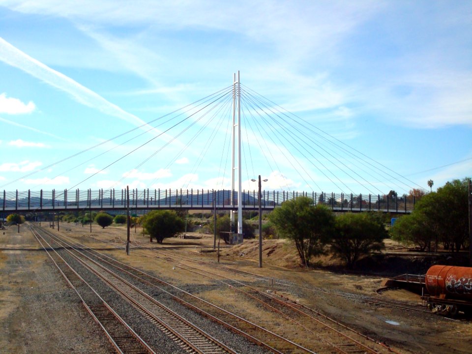 Bridge, Cable Stayed Bridge, Track, Transport