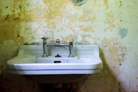 Sink, Wall, Plumbing Fixture, Bathroom photo