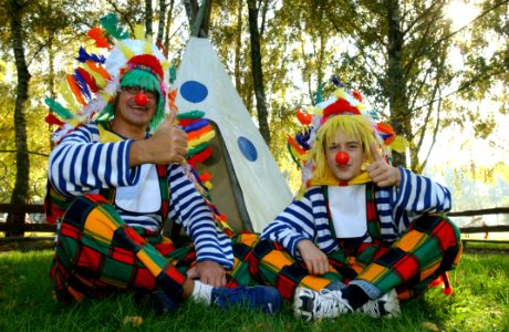 Clown, Performing Arts, Grass, Product photo