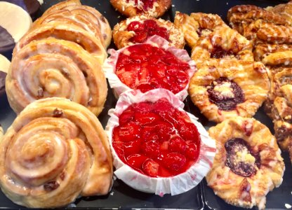 Baked Goods, Food, Danish Pastry, Dessert photo