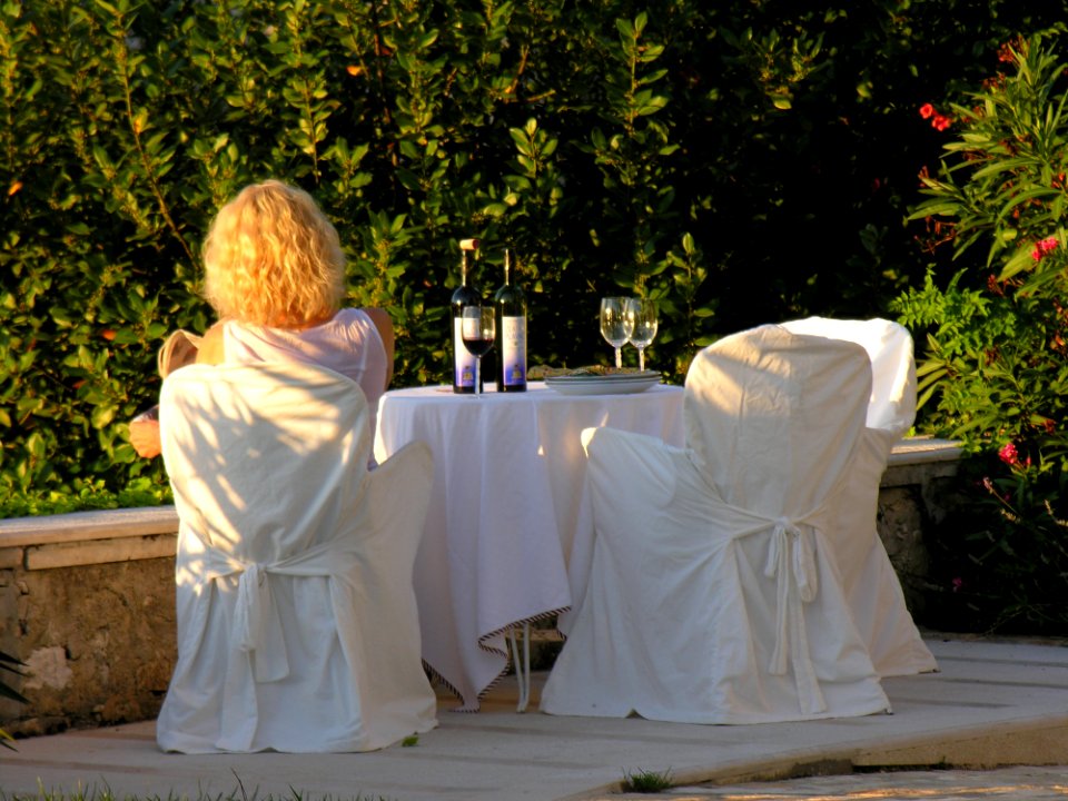 White, Ceremony, Dress, Furniture