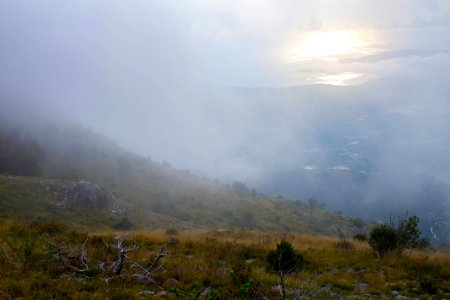 Sky, Mist, Fog, Highland photo