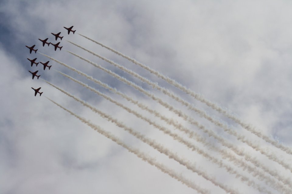 Sky, Cloud, Aviation, Air Show photo