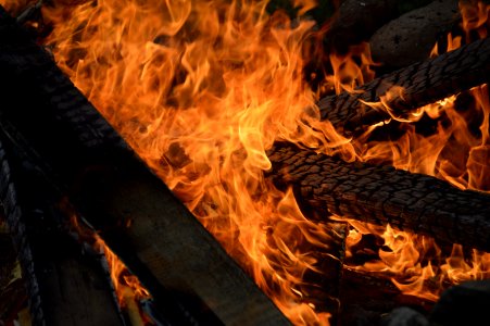 Flame, Fire, Geological Phenomenon, Heat photo