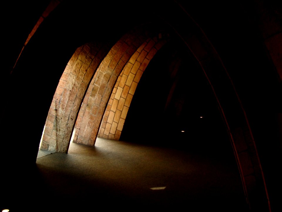 Arch, Light, Darkness, Night