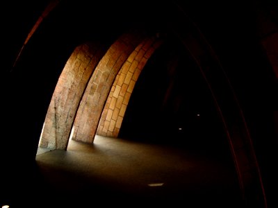 Arch, Light, Darkness, Night