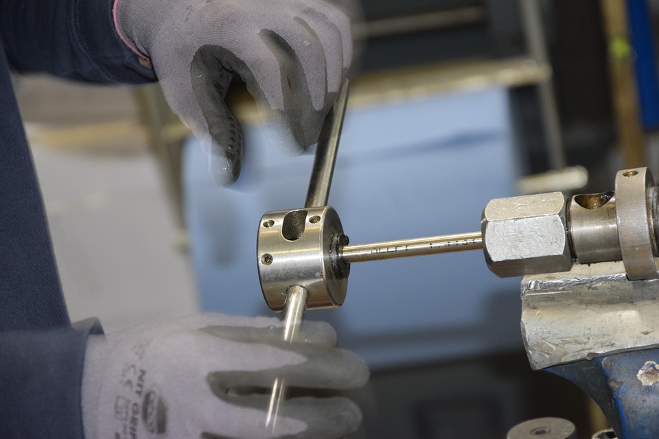 Lathe metalworking industry