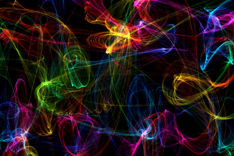 Fractal Art, Light, Purple, Computer Wallpaper