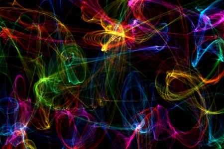 Fractal Art, Light, Purple, Computer Wallpaper