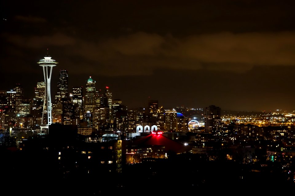 Cityscape, City, Skyline, Night