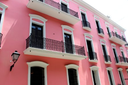 Pink, Property, Building, House photo