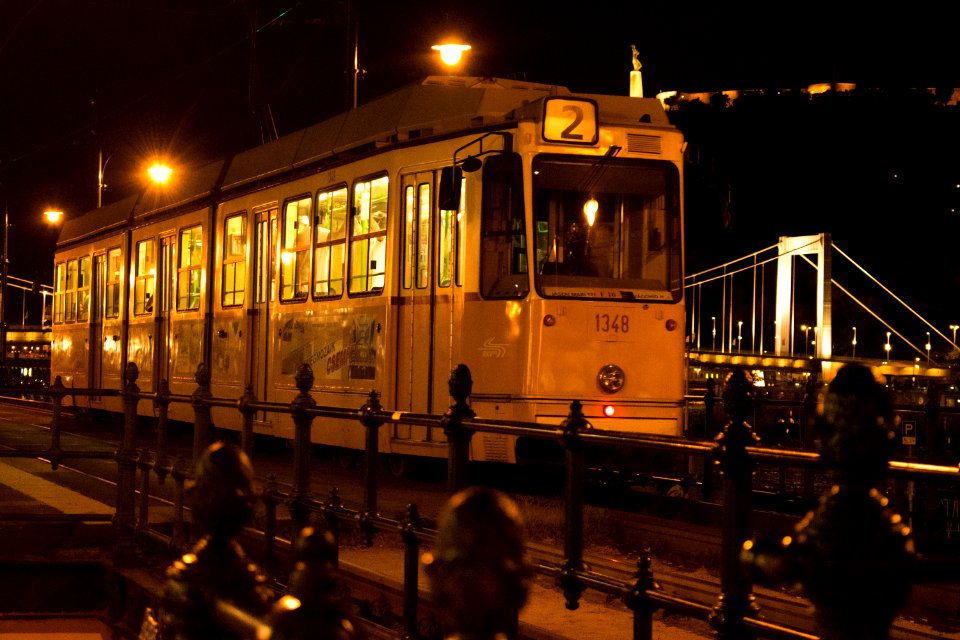 Transport, Night, Public Transport, Evening