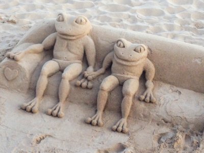 Sand, Sculpture, Clay, Material