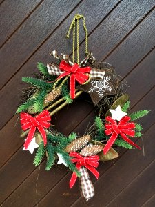 Christmas Decoration, Christmas Ornament, Wreath, Evergreen photo