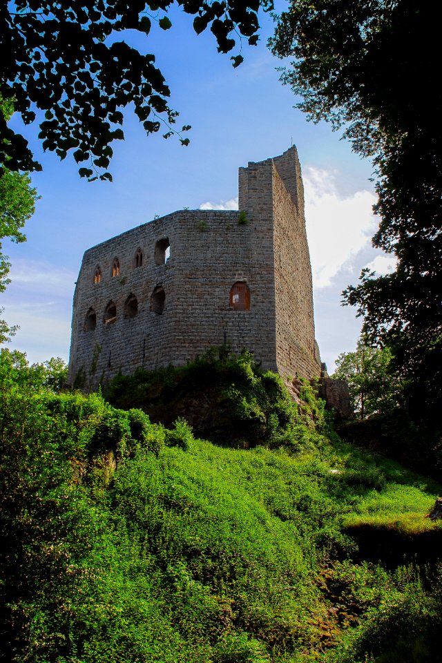 Ruins, Sky, Castle, Fortification
