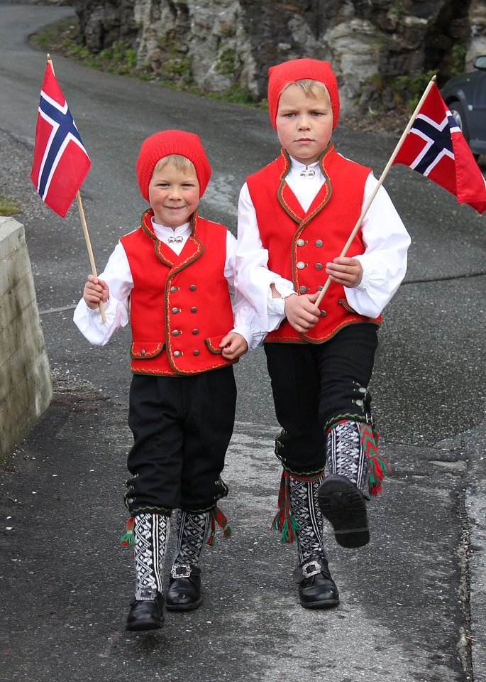 National costume flag norway