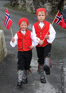 National costume flag norway
