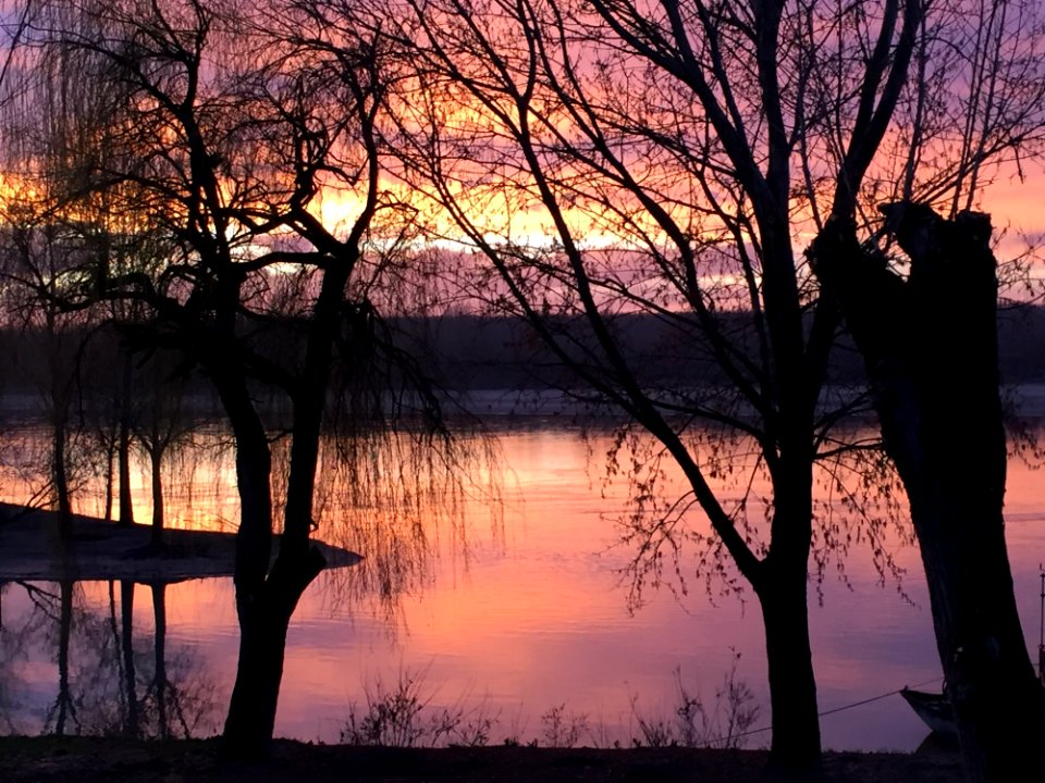 Reflection, Nature, Water, Sky