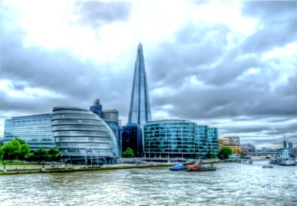 Waterway, Skyscraper, Water Transportation, Sky photo