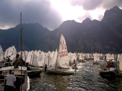 Waterway, Sky, Sail, Boat