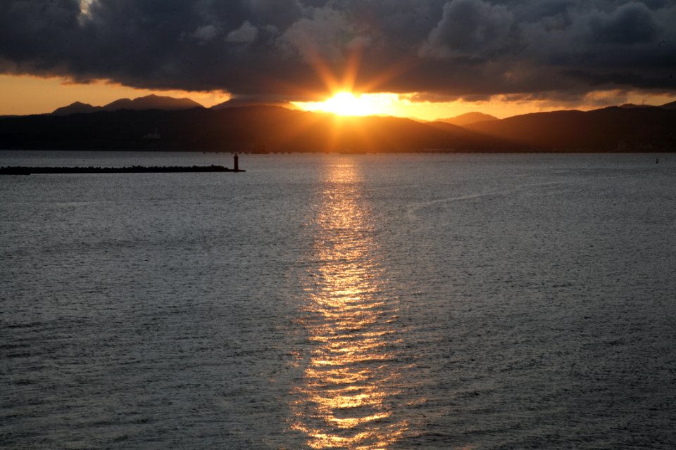 Horizon, Sky, Sunset, Sunrise