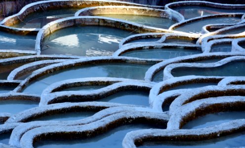 Water, Reflection, Freezing, Snow photo