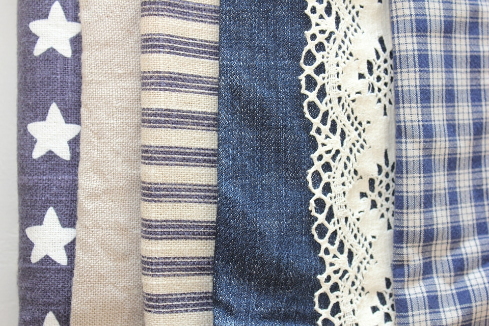 Denim stars stripes