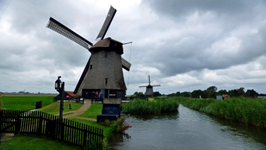 Windmill, Waterway, Mill, Polder