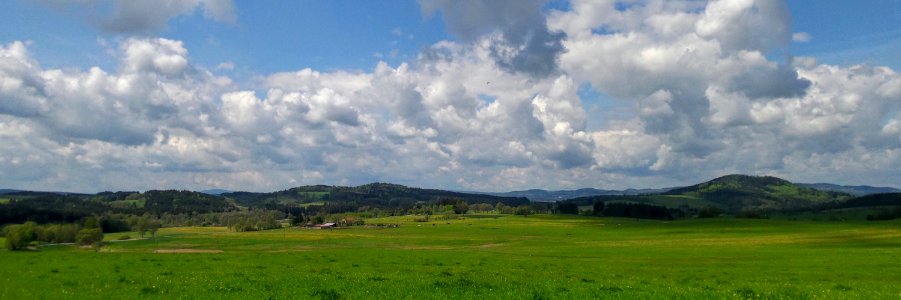 Sky, Grassland, Highland, Ecosystem photo
