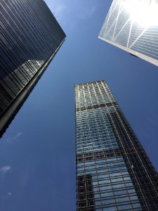 Skyscraper, Metropolitan Area, Building, Reflection photo