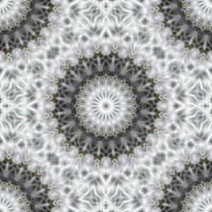 Pattern, Flower, Design, Black And White