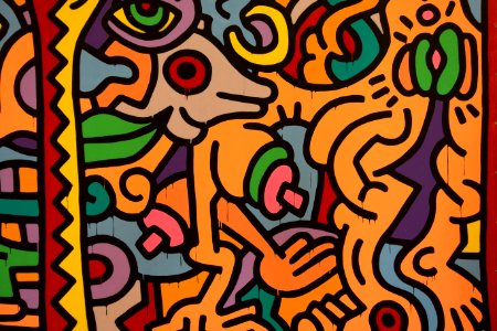Art, Modern Art, Orange, Pattern