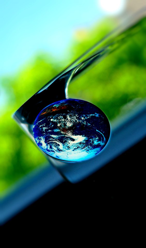 Water, Blue, Reflection, Macro Photography