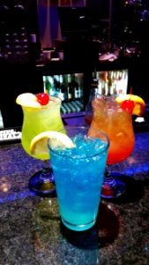 Drink, Blue Hawaii, Cocktail, Alcoholic Beverage photo