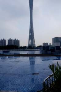 Skyscraper, Landmark, Reflection, Water