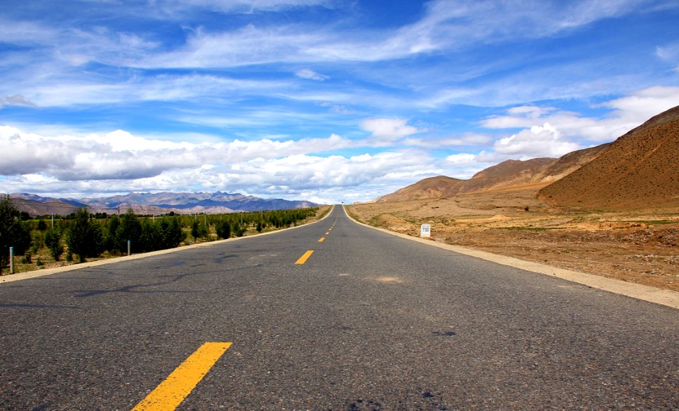 Road, Sky, Asphalt, Highway