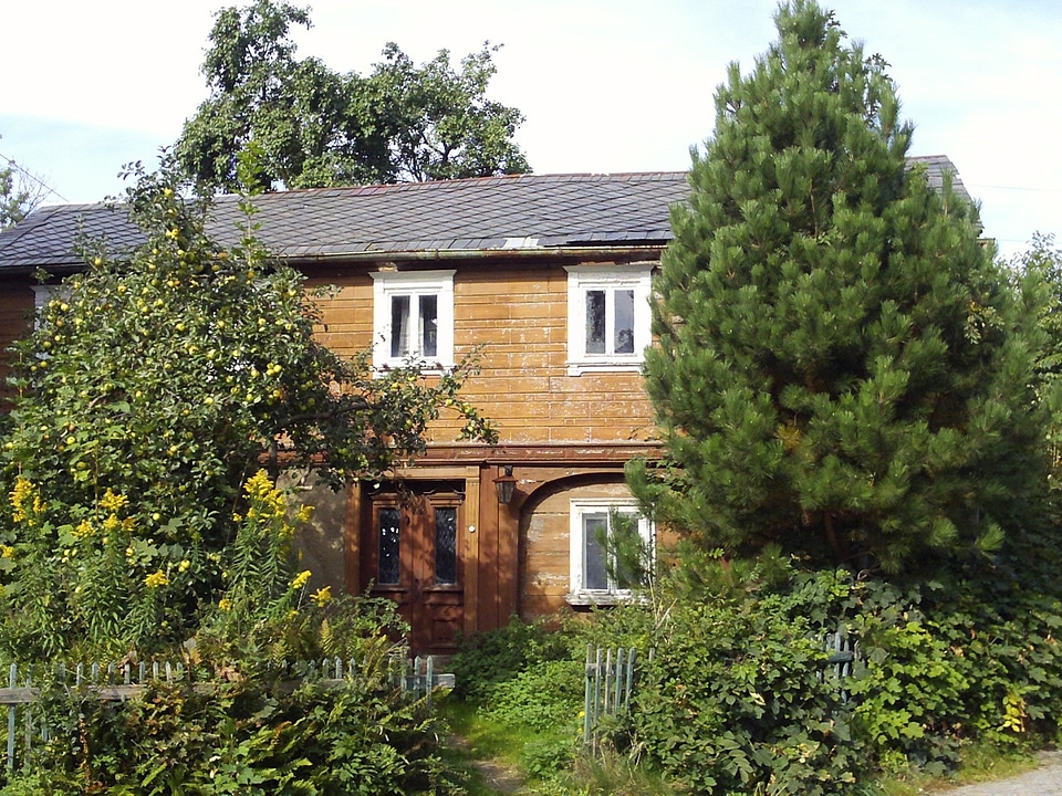Large schönau wood old house