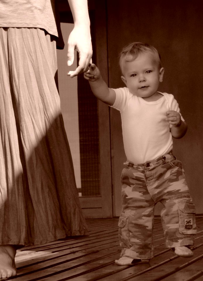 Photograph, Standing, Clothing, Child