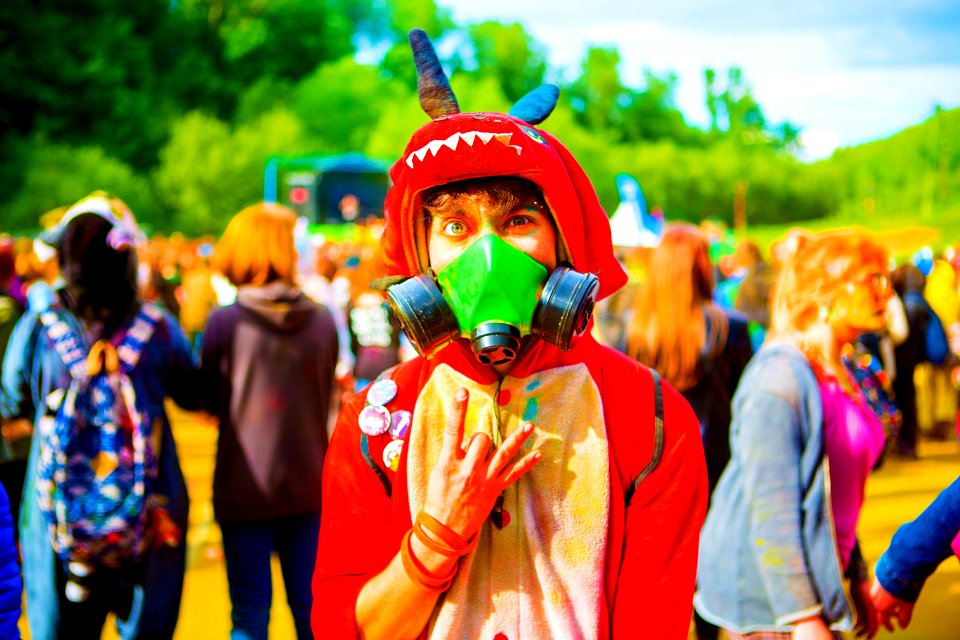Yellow, Festival, Fun, Child
