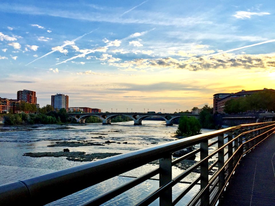 Sky, Bridge, River, Body Of Water