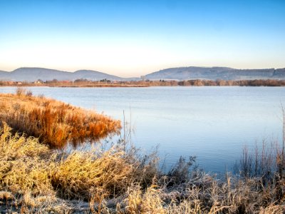 Loch, Sky, Ecosystem, Winter