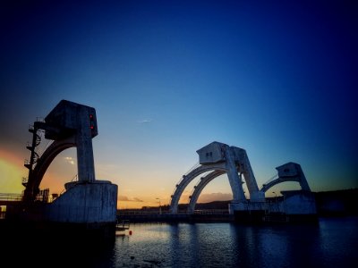 Landmark, Bridge, Sky, Dawn photo