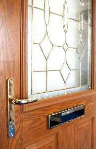 Wall, Wood Stain, Tile, Door photo