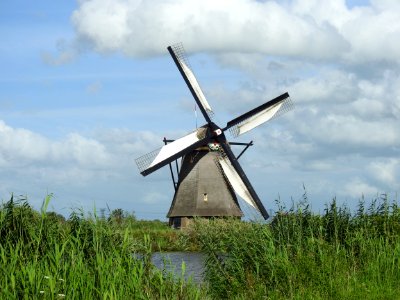 Windmill, Mill, Grassland, Wind Turbine photo