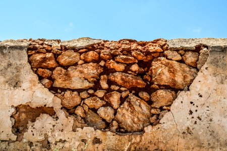 Rock, Wall, Sky, Soil photo